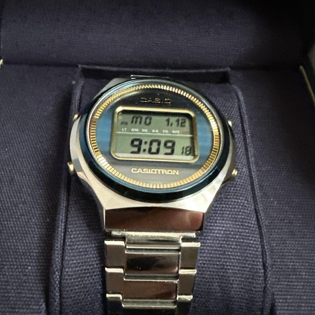 【美品】カシオトロン　TRN-50SS-2AJR