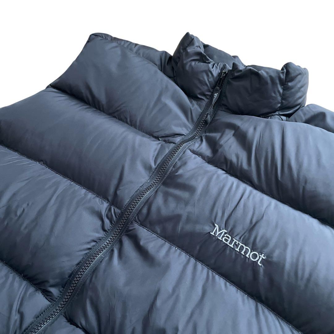 美品 90s ビンテージ MRMOT ダウンベスト ブラック L 刺繍ロゴ