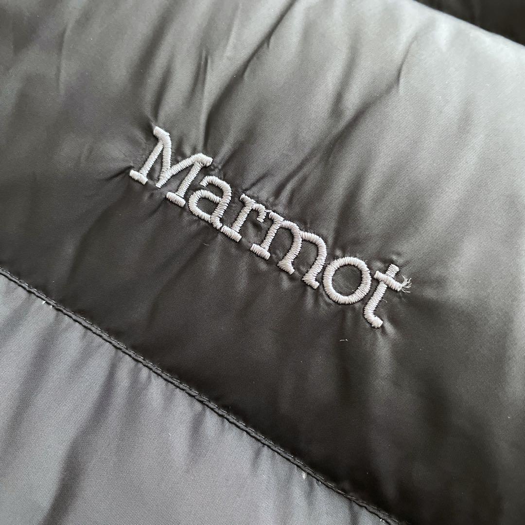 美品 90s ビンテージ MRMOT ダウンベスト ブラック L 刺繍ロゴ