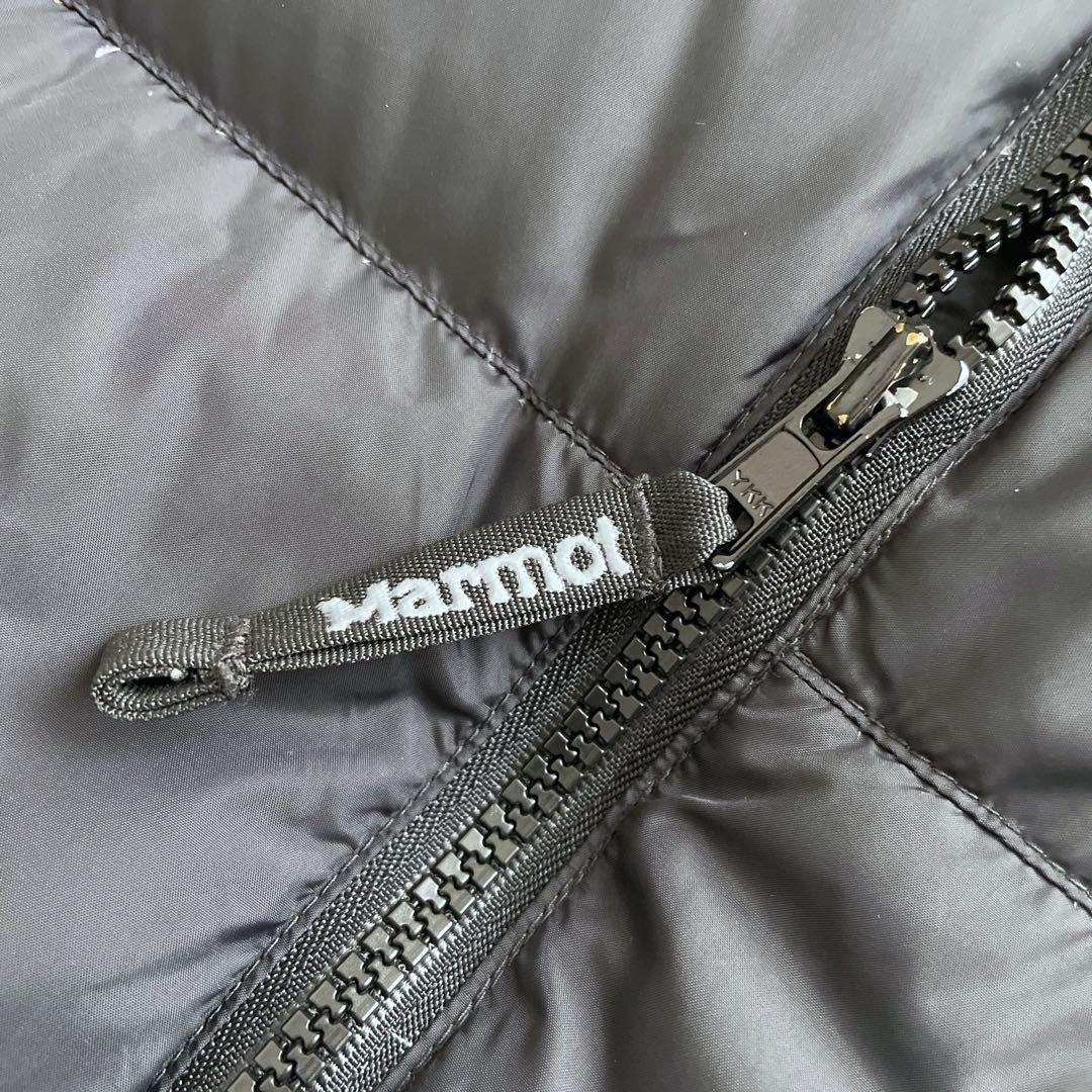 美品 90s ビンテージ MRMOT ダウンベスト ブラック L 刺繍ロゴ