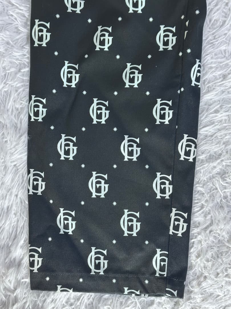 未使用タグ付 GLAD HAND FAMILY CREST 総柄 パンツ