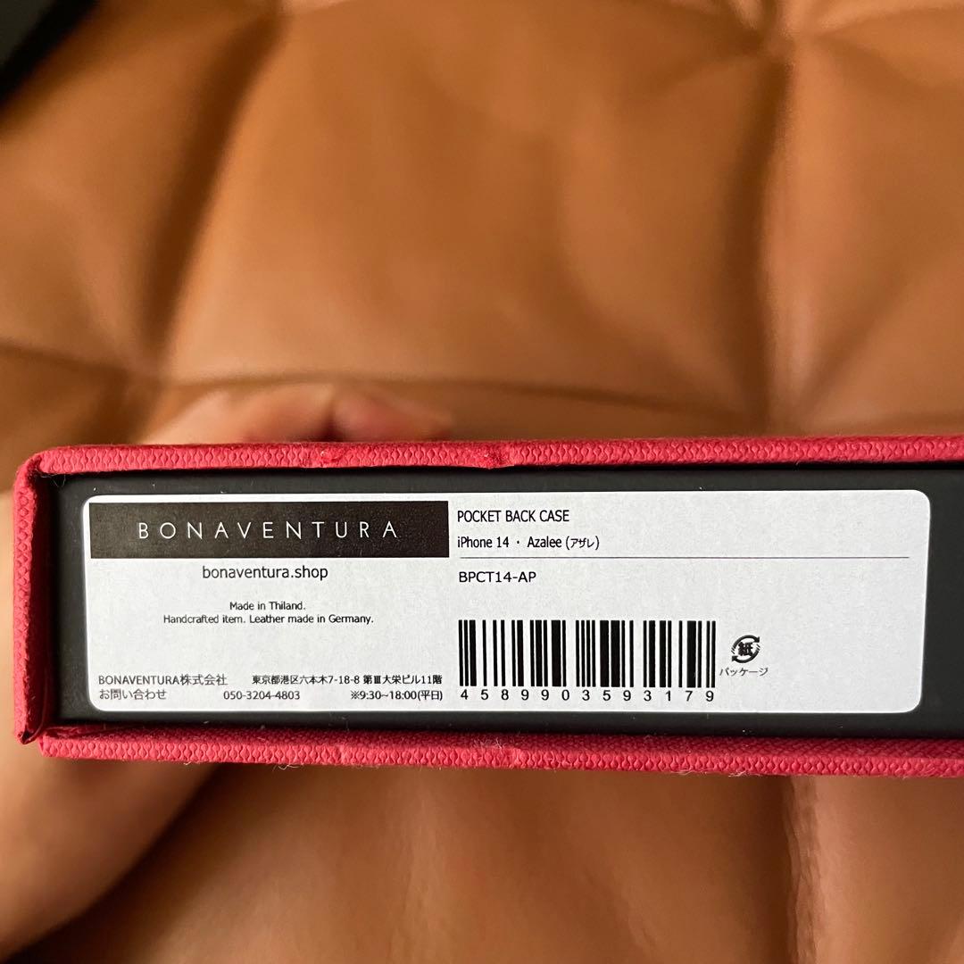 BONAVENTURA ボナベンチュラ iPhone14 ケース　ピンク