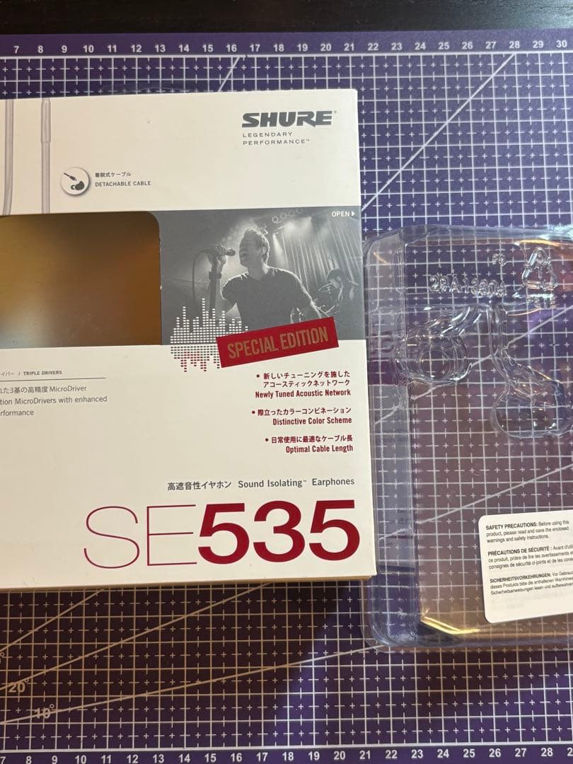 c*a様 SHURE SE535L TD-J赤 イヤホン