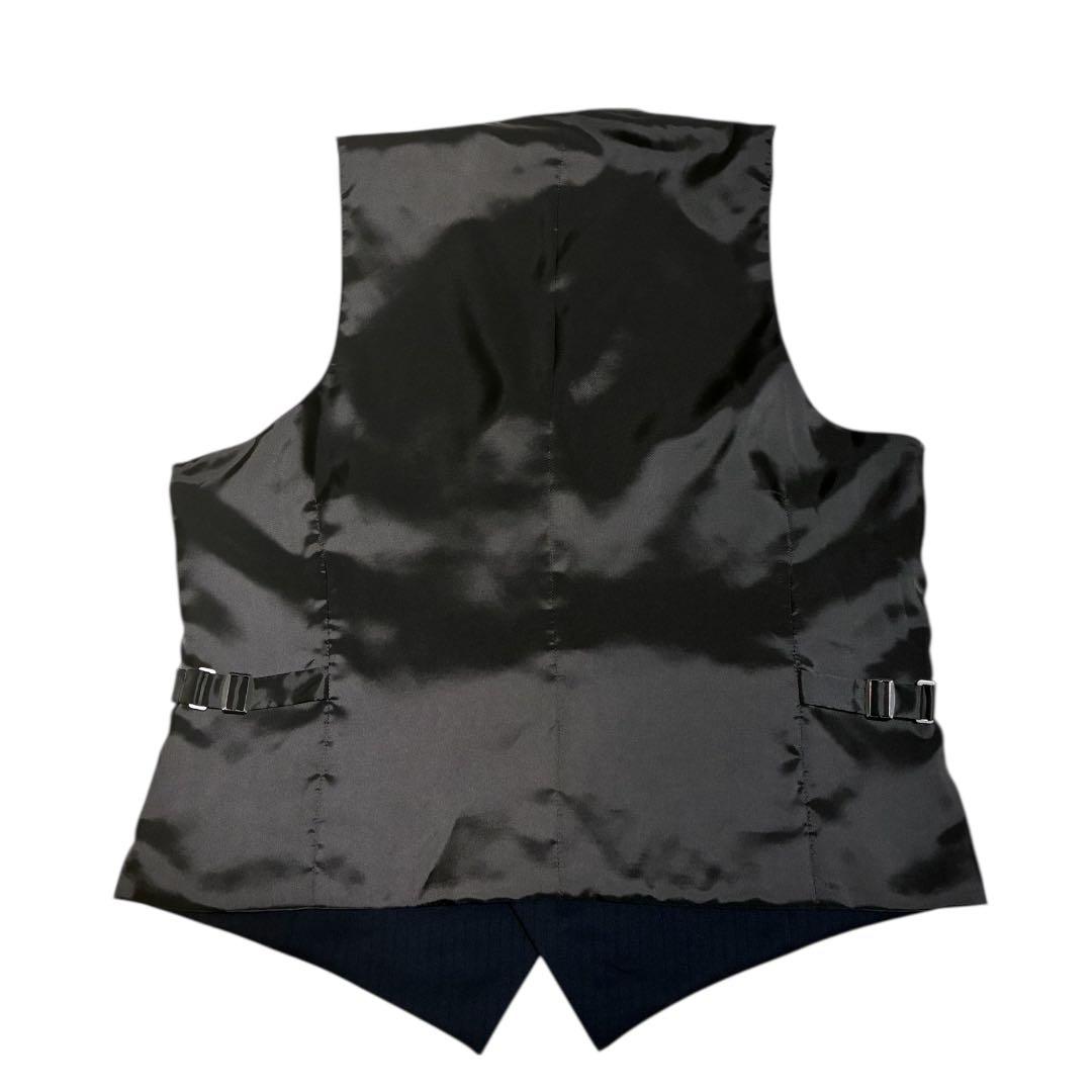 ORIHICA 3ピース リバーシブルベスト スーツ ネイビー A6