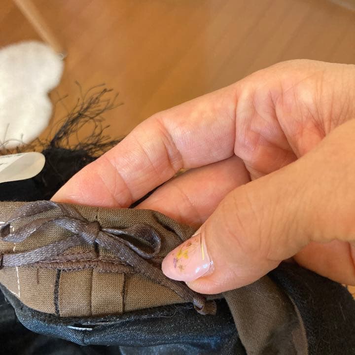 専用　新品試　decoration desireワイヤー入りwoolベレー帽