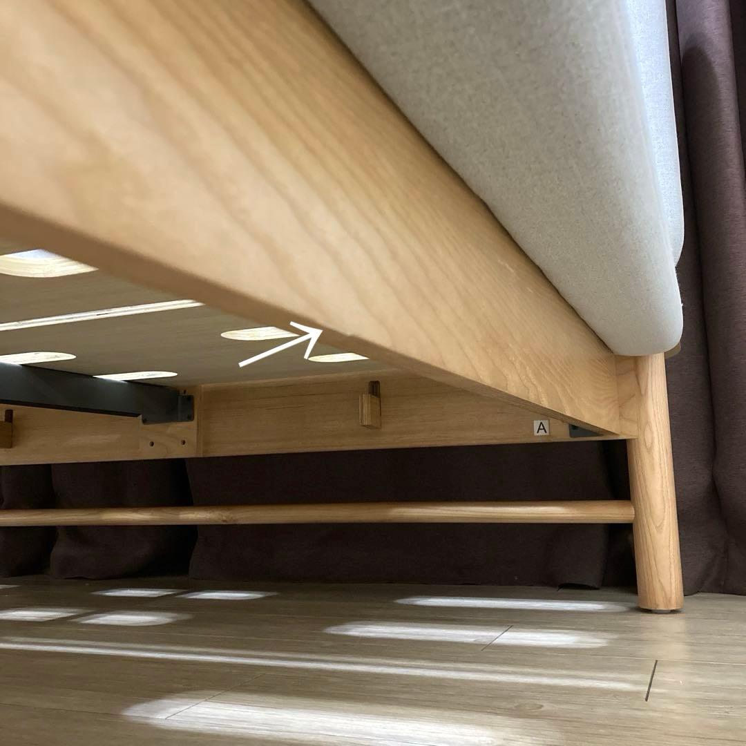 【自社配送エリア内限定販売】Koalaファブリックベッドフレーム/ダブルサイズ