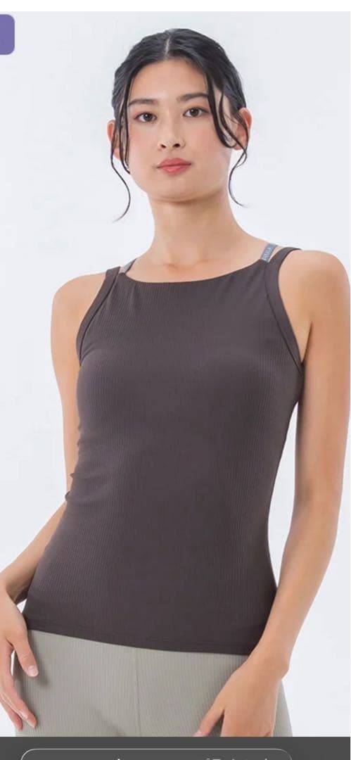 ponta 【新品タグ付未開封】新商品LAVA ヨガトップ エスプレッソ