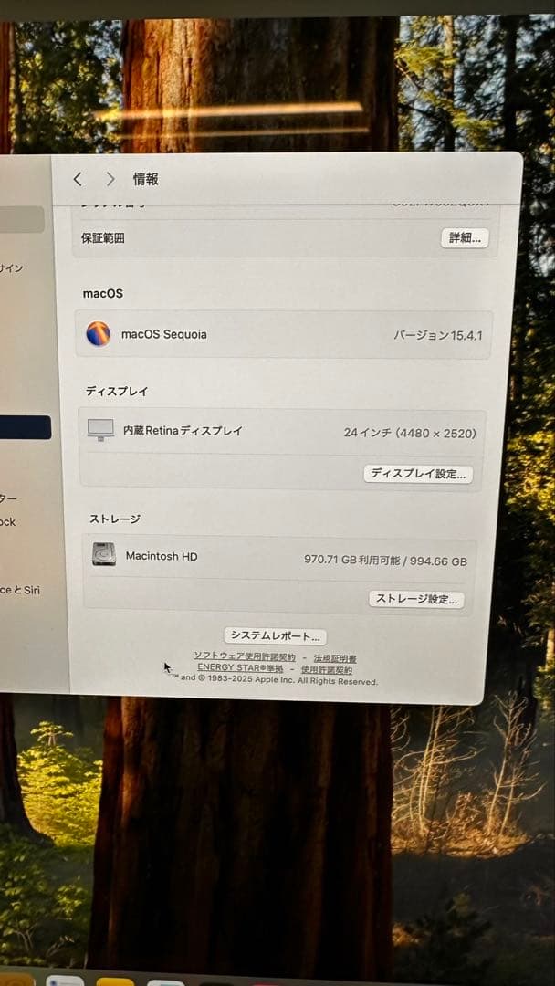Apple iMac (ブルー) 本体と付属品