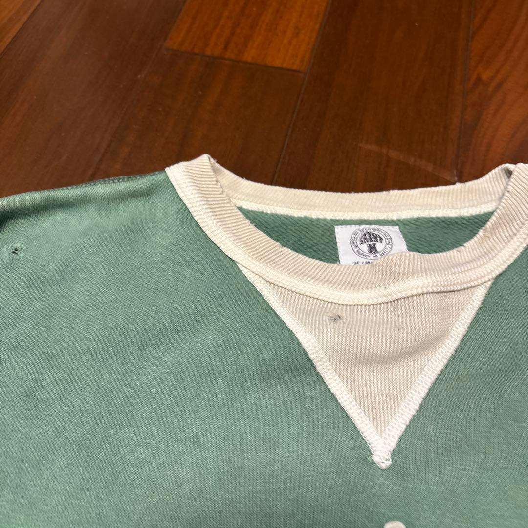 SAINT Mxxxxxx SM-S22-0000-040 グリーンスエット