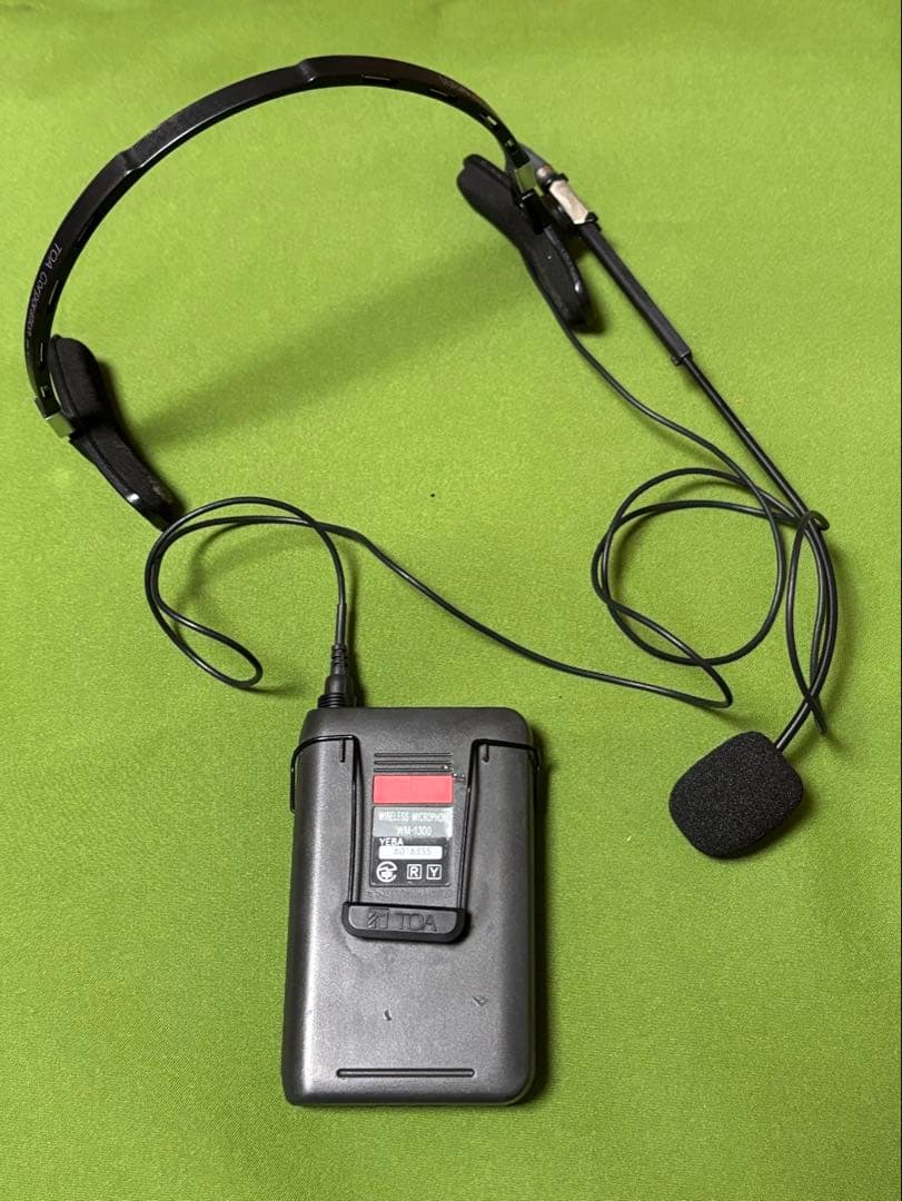 TOA ワイヤレスヘッドセット　　WM-1300+YP-M100中古4260