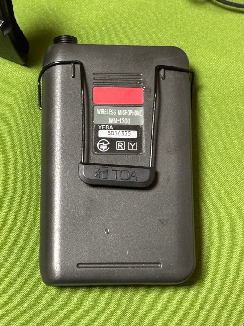 TOA ワイヤレスヘッドセット　　WM-1300+YP-M100中古4260