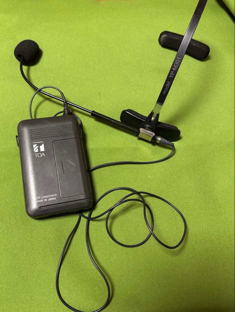 TOA ワイヤレスヘッドセット　　WM-1300+YP-M100中古4260