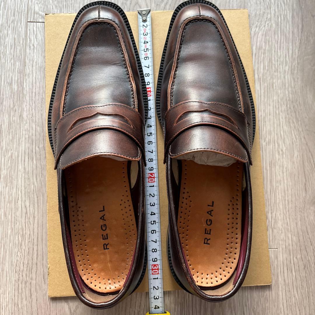 REGAL ブラウン ドレスシューズ モカシン　26.5 EEE