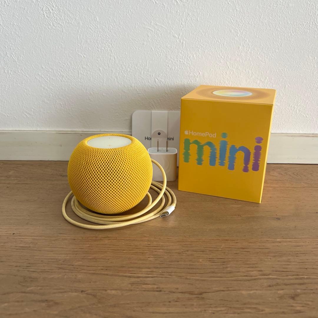 Pod mini yellow Apple ホームポッド イエロー