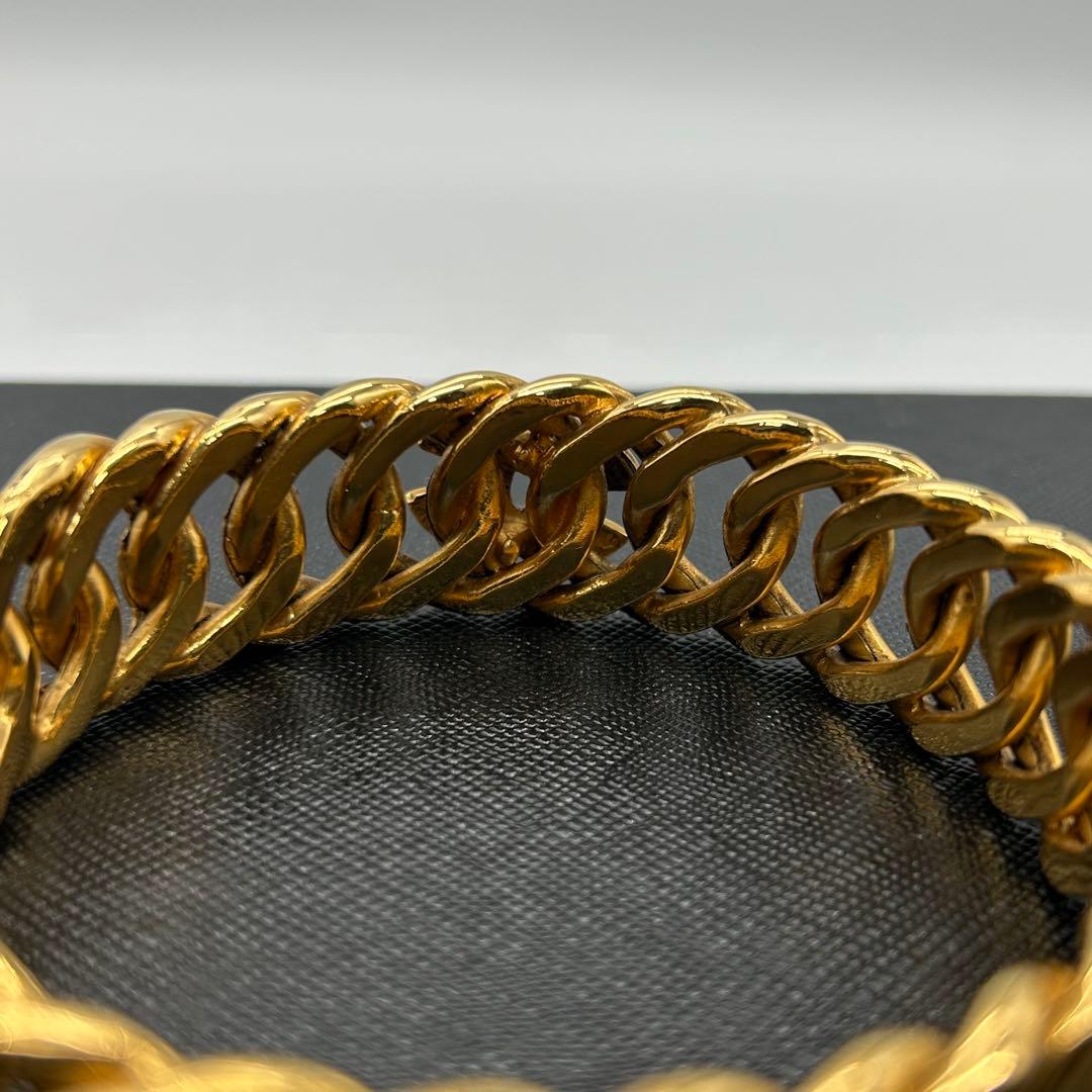シャネル　CHANEL ブレスレット　バングル　ゴールド　マメ