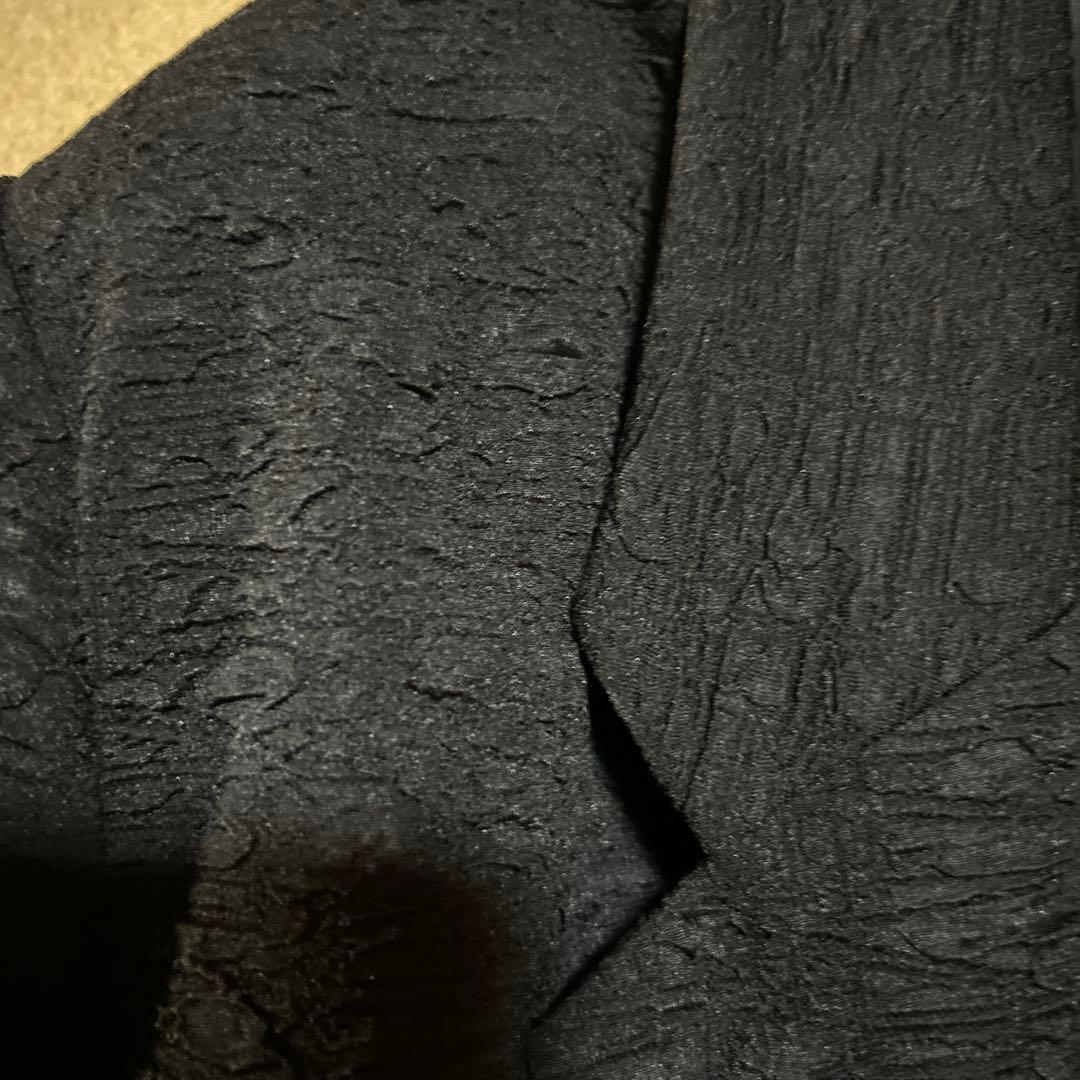 黒 テーラードジャケット ロゴボタン付き他長靴志野焼手袋2種近沢レース まとめて