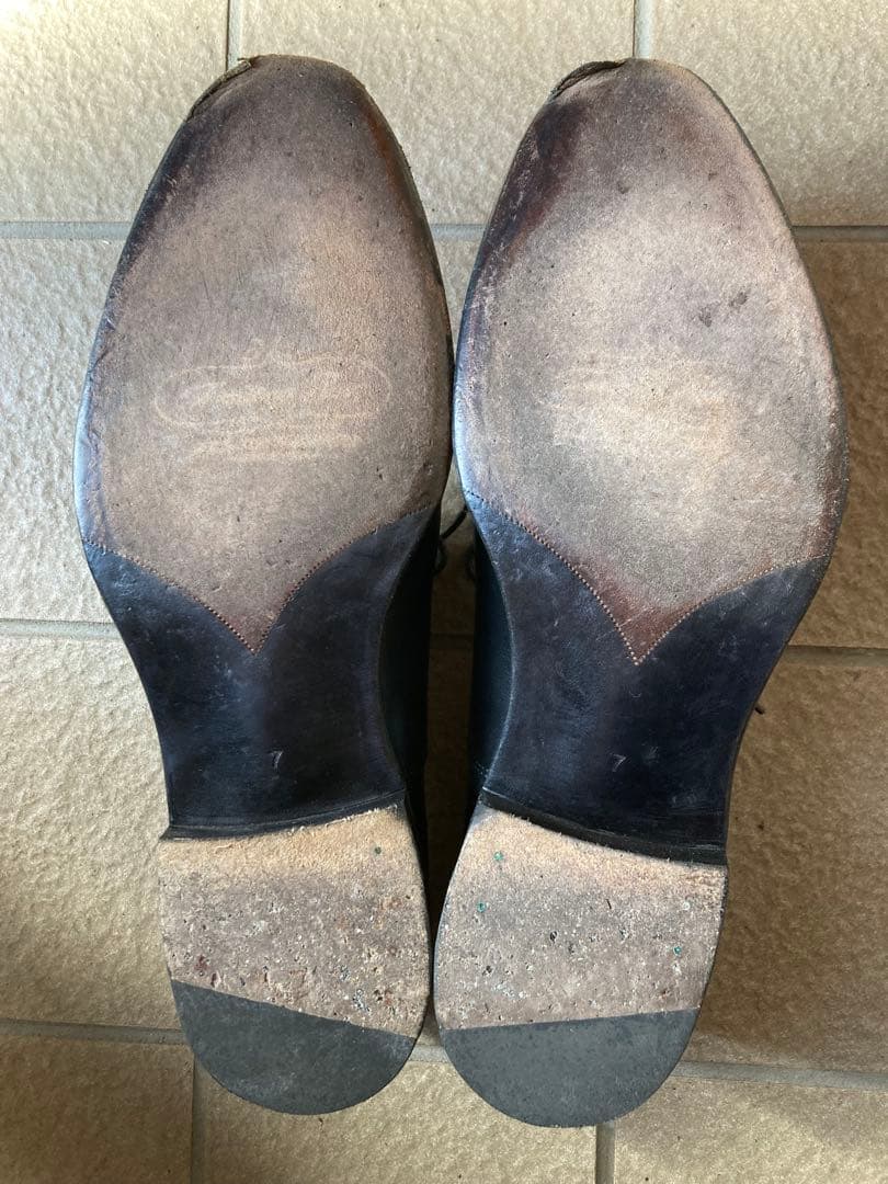 トレーディングポスト　ストレートチップ　黒　7