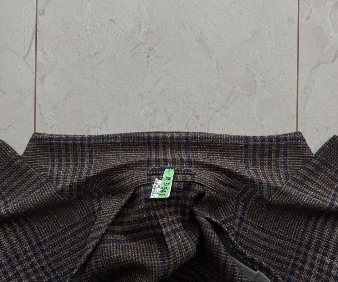 【極美品・未使用級】 LARDINI ラルディーニ 5者混ジャケット 近年ロゴ