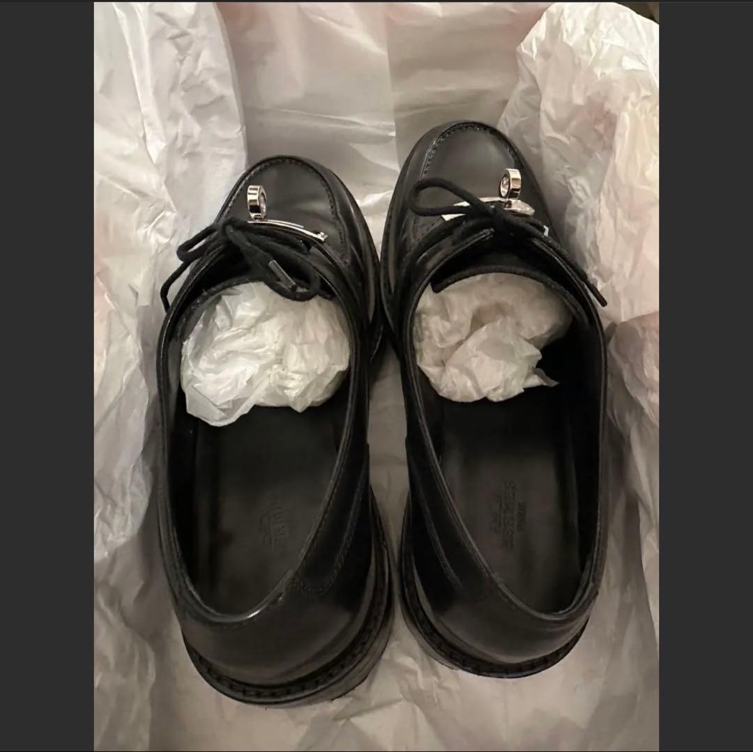 HERMESファースト ケリーローファーブラック39