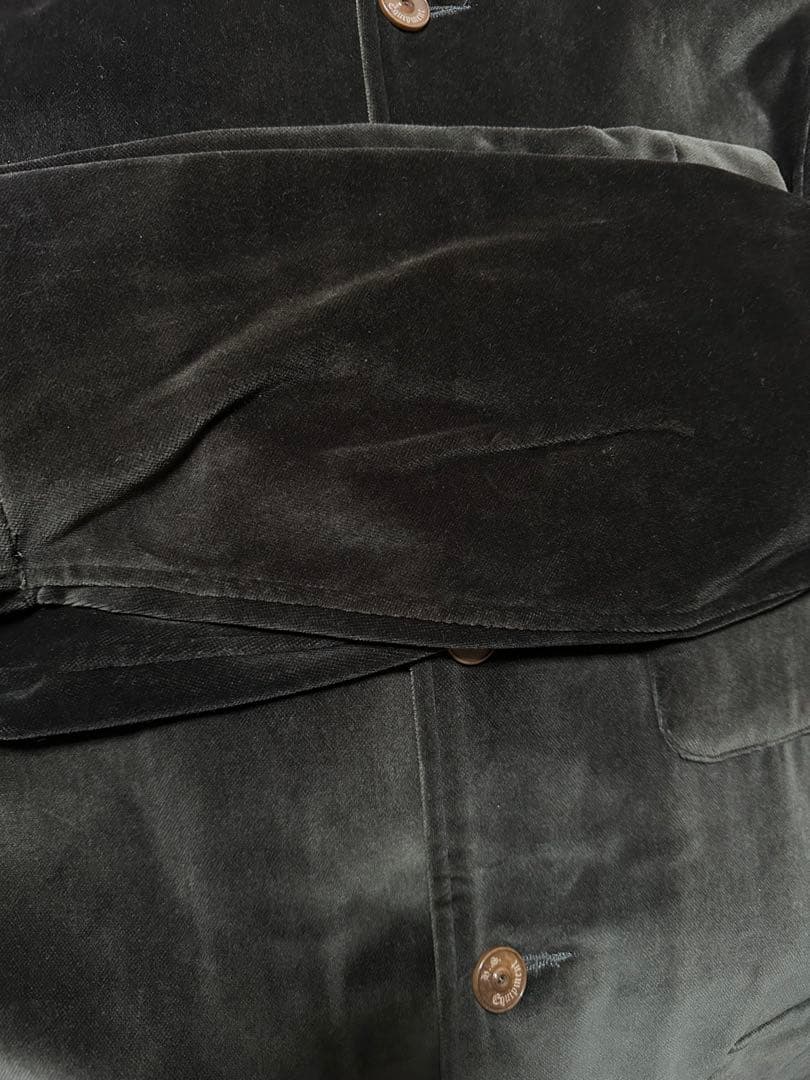 【極美品】H.S. Equipment コットンベロア　マオカラージャケット