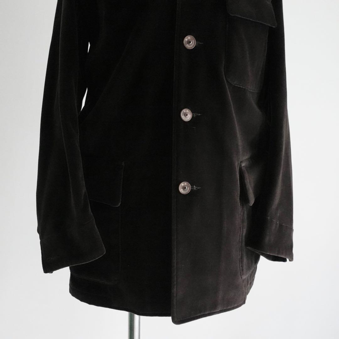 【極美品】H.S. Equipment コットンベロア　マオカラージャケット