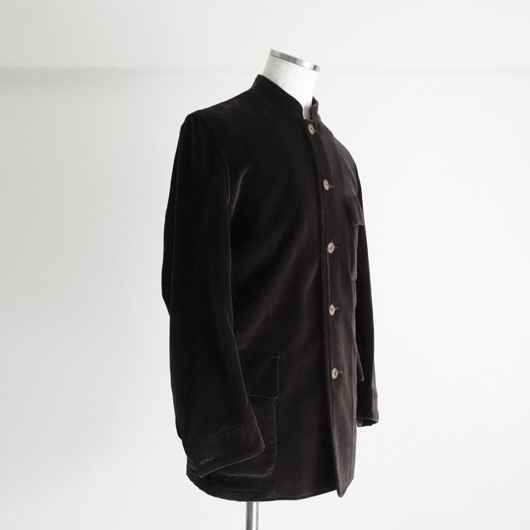 【極美品】H.S. Equipment コットンベロア　マオカラージャケット