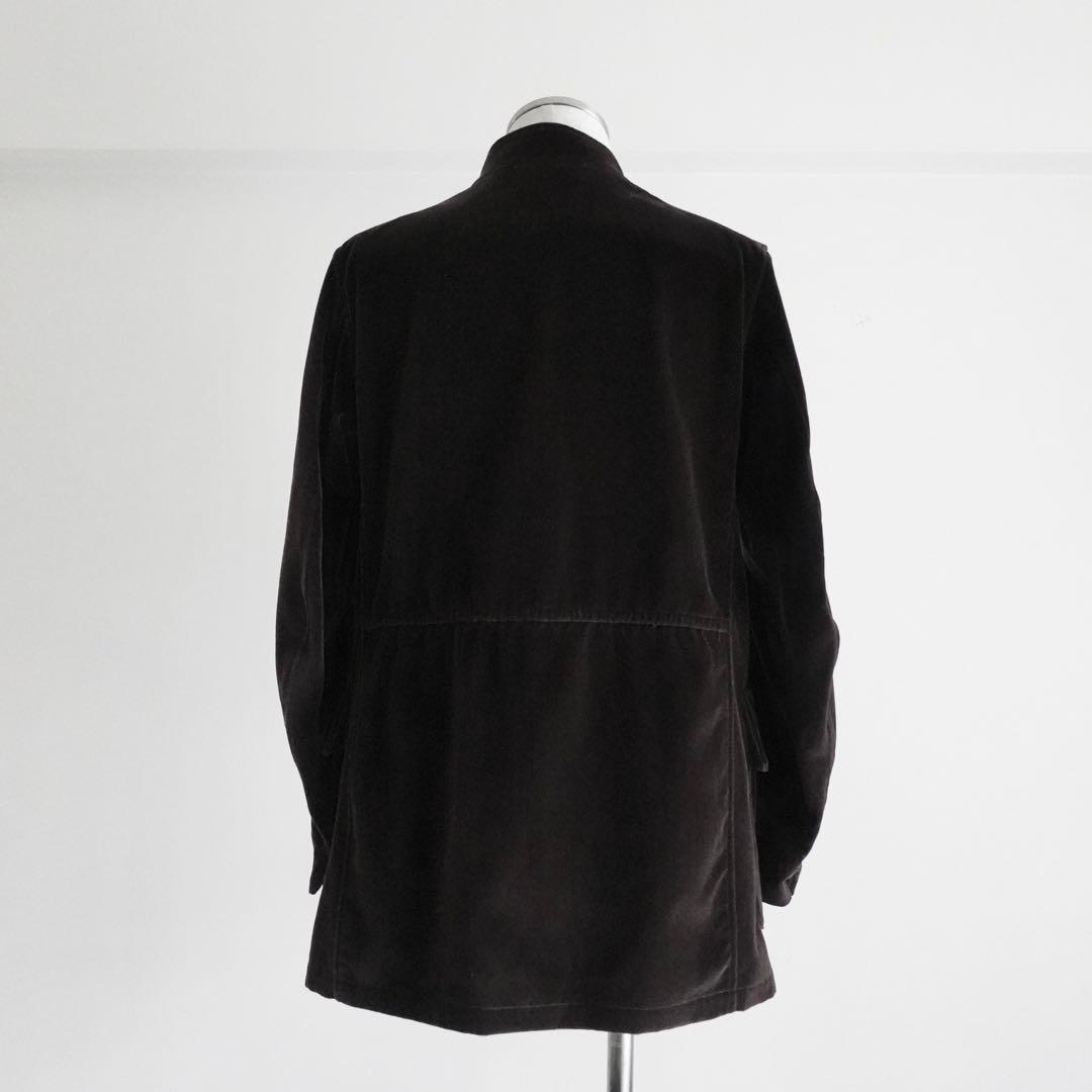 【極美品】H.S. Equipment コットンベロア　マオカラージャケット