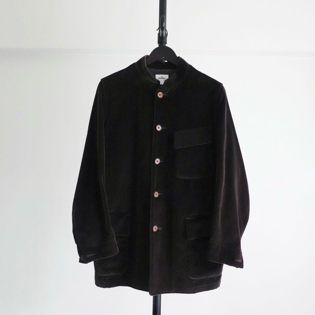 【極美品】H.S. Equipment コットンベロア　マオカラージャケット
