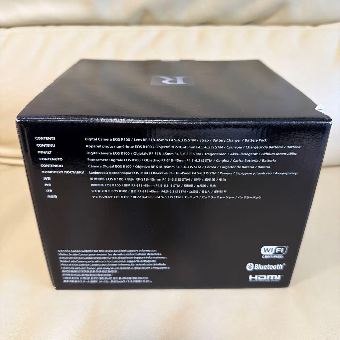 新同品CANON EOS R100 RF-S 18-45mm レンズキット