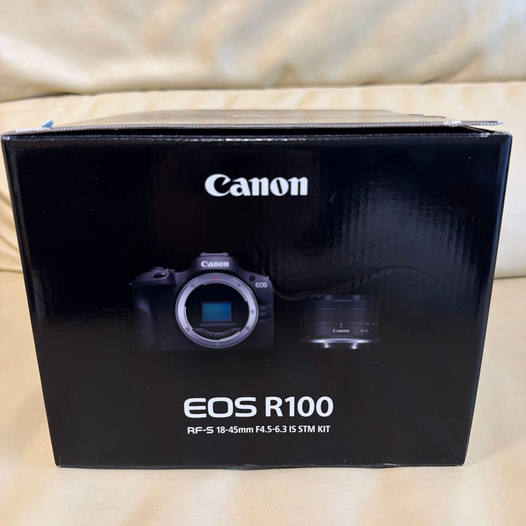 新同品CANON EOS R100 RF-S 18-45mm レンズキット