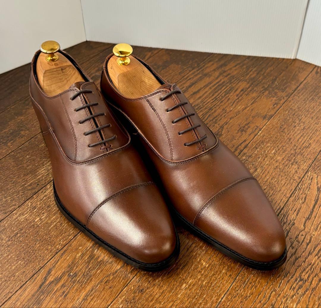 【REGAL】美品！ リーガル V104 内羽式ストレートチップ 24.5cm