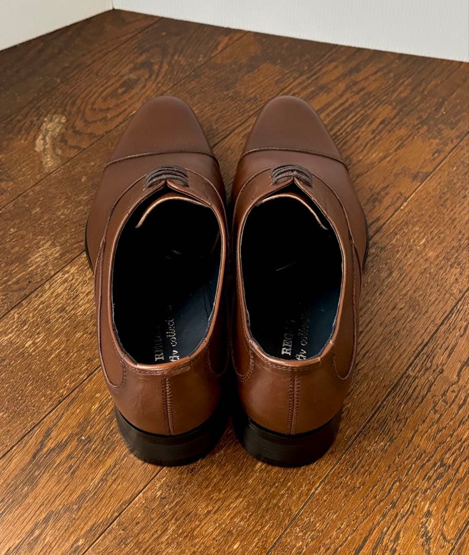 【REGAL】美品！ リーガル V104 内羽式ストレートチップ 24.5cm