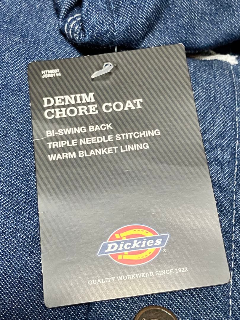 【XL】ASSC × Dickies デニム チョアコート コラボ