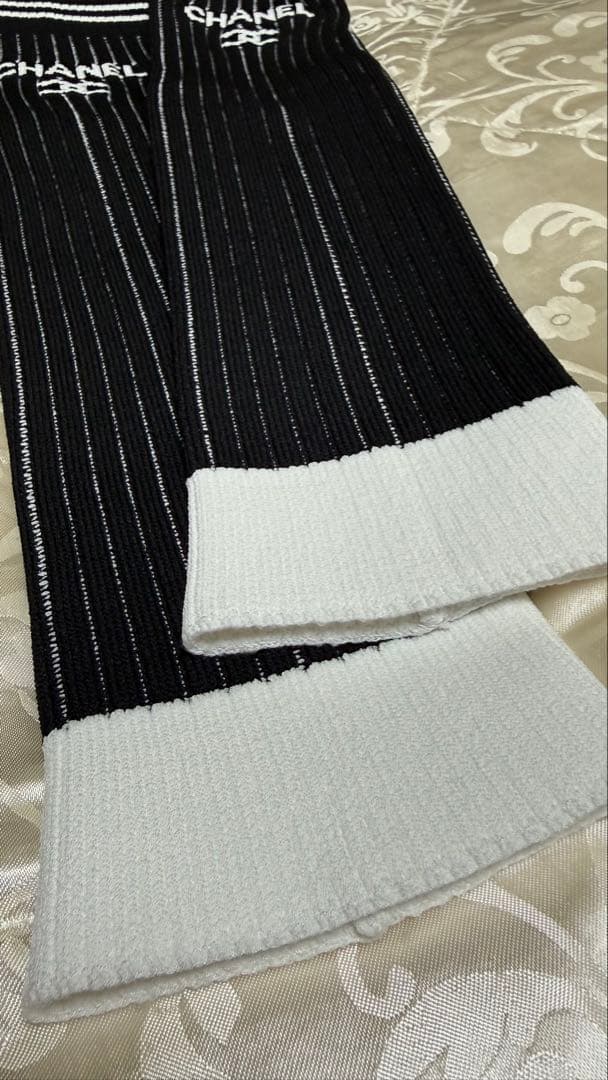 ⭐️新品⭐️CC 24C レッグウォーマー ゲートル ココマーク リブニット