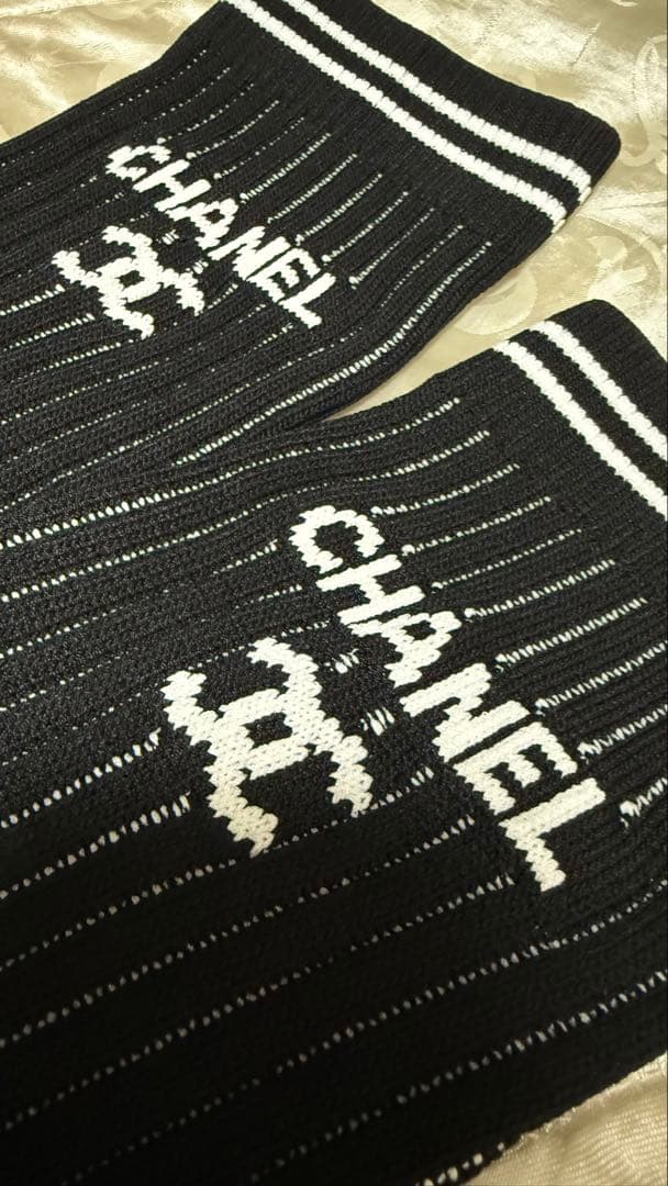 ⭐️新品⭐️CC 24C レッグウォーマー ゲートル ココマーク リブニット