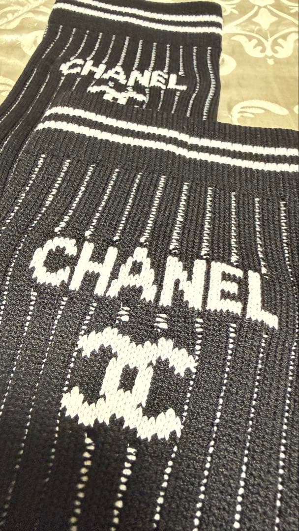 ⭐️新品⭐️CC 24C レッグウォーマー ゲートル ココマーク リブニット