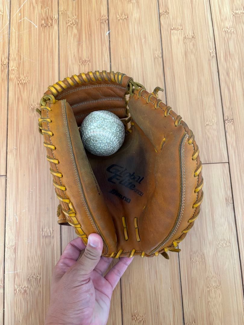 ミズノグローバルエリート　少年軟式グローブ キャッチャーミット　右投げ用