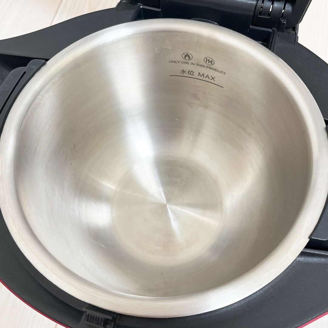 【美品】ヘルシオ ホットクック SHARP KN-HW24E-R　2020年製造