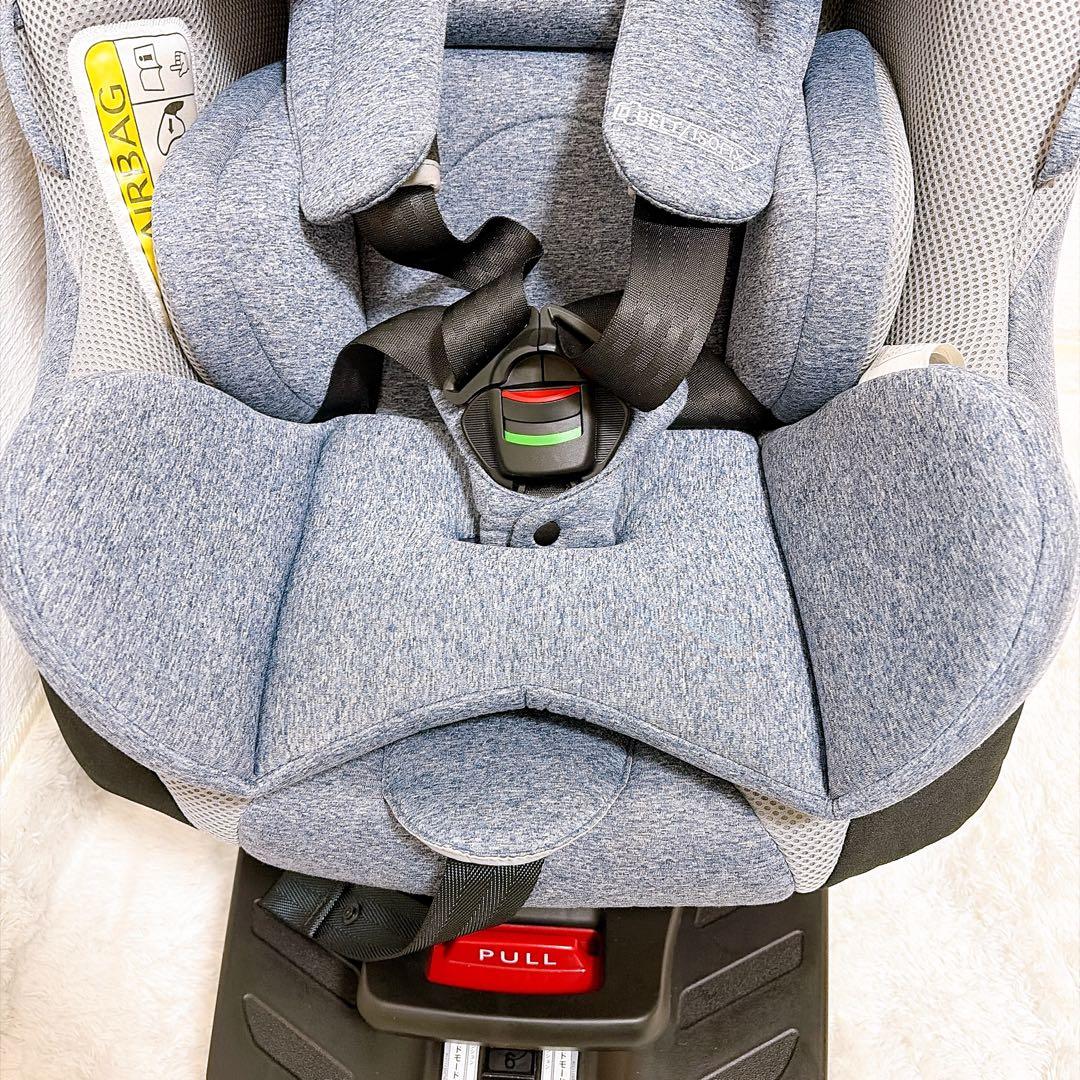 Aprica クルリラ AC ネイビー ISODIX シートベルト アップリカ