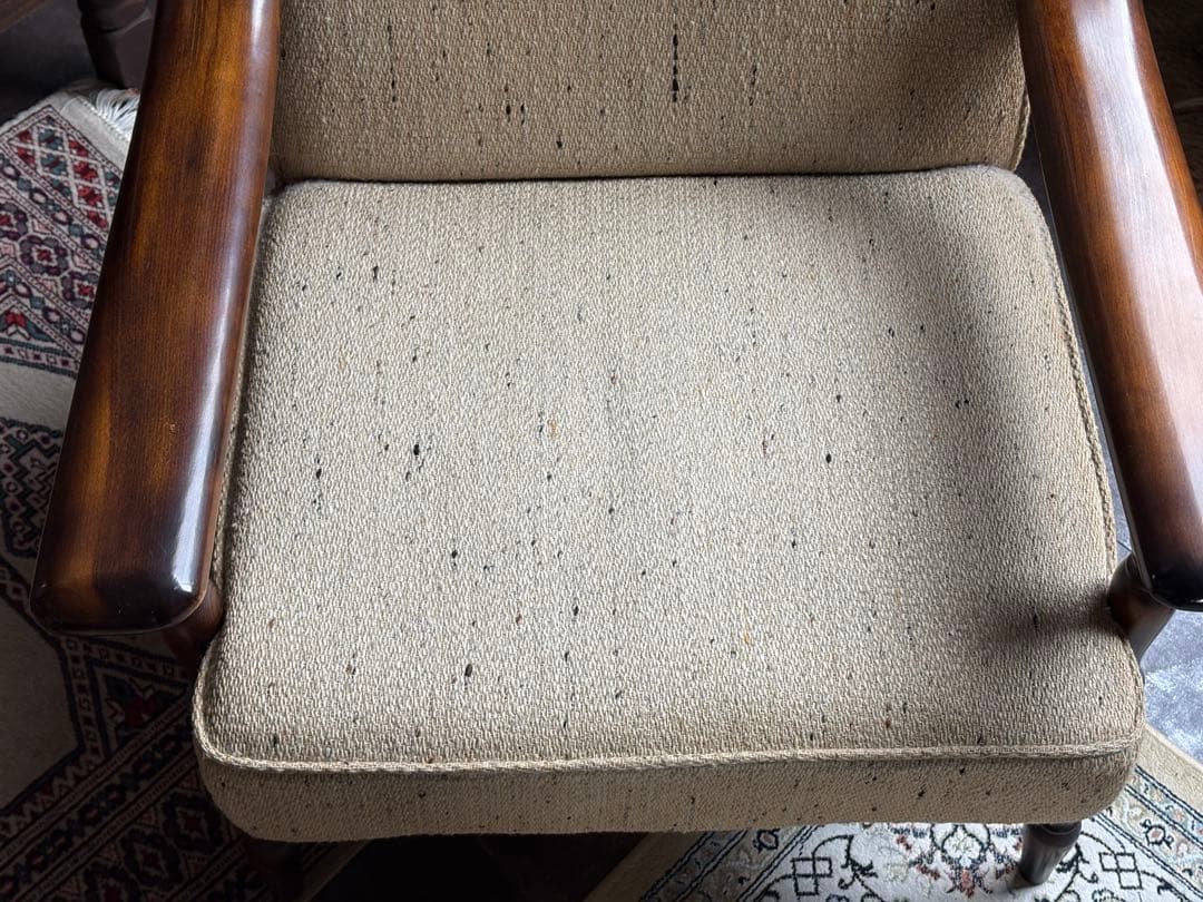 希少　アームソファ　アームチェア　ヴィンテージチェア　オールドカリモク nZ