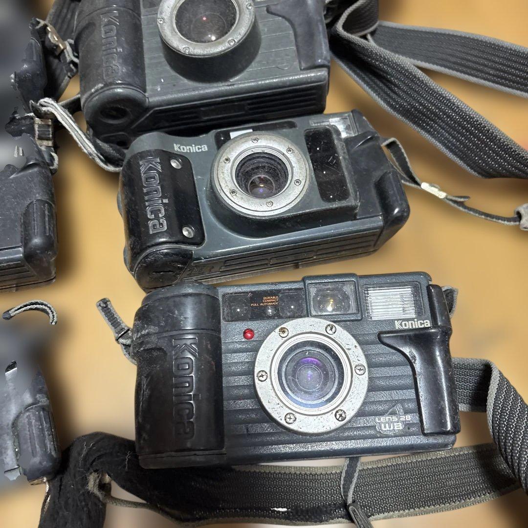 コニカ　Konica フィルムカメラ　8台まとめ　現場監督