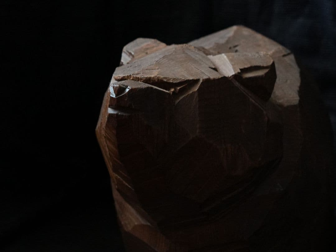 【マッドハニー】柴崎重行 木彫り熊