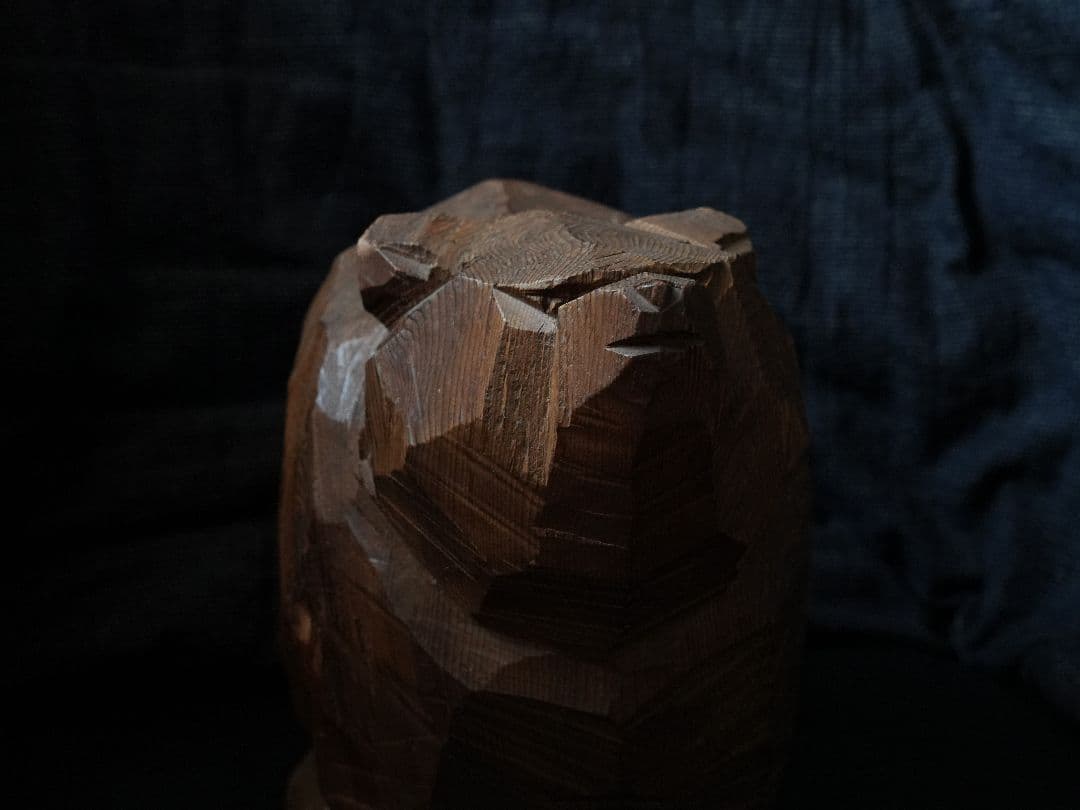 【マッドハニー】柴崎重行 木彫り熊