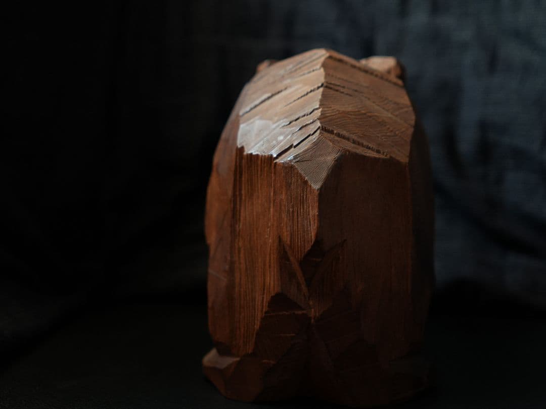 【マッドハニー】柴崎重行 木彫り熊