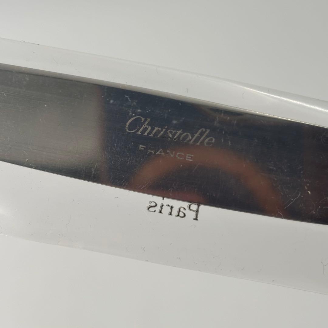 希少　クリストフル アリア ゴールドリング ナイフ 6本セット 未使用 金彩