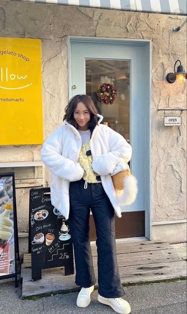 【美品】RM heart quilting pants ブラック