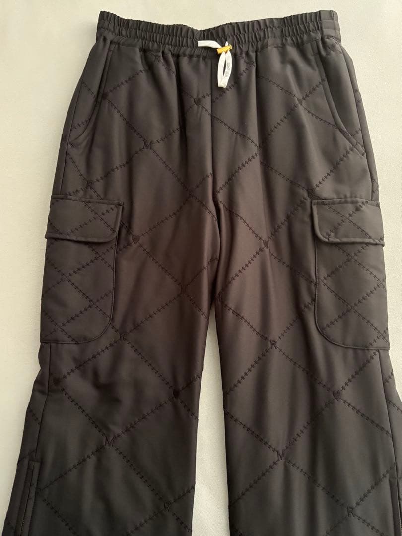【美品】RM heart quilting pants ブラック