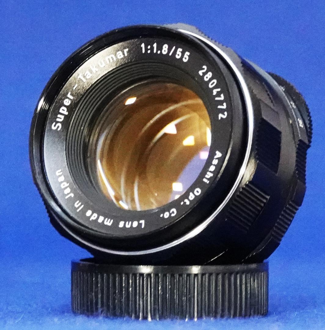 2804772　極上美品＆フレア後期型Super-Takumar　F1.8/55