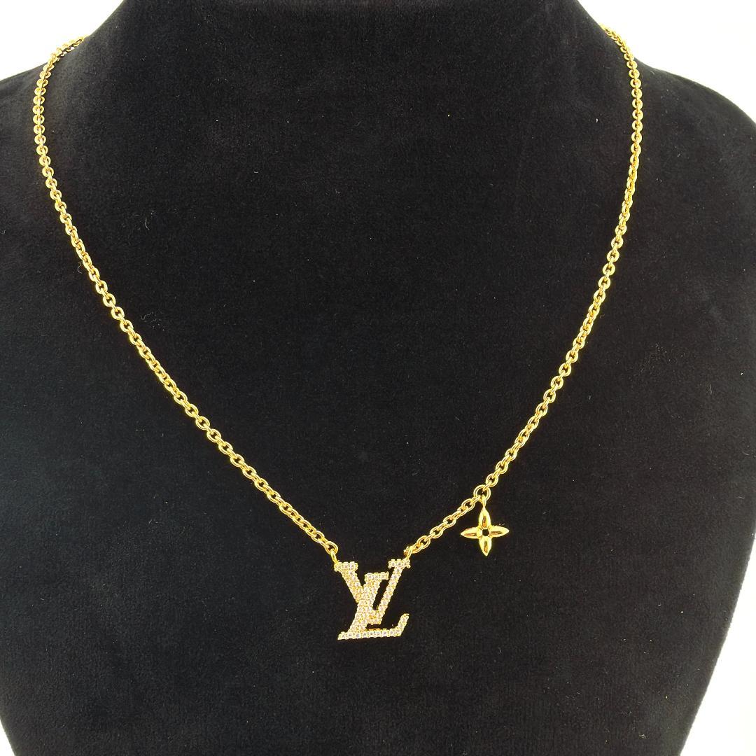 ルイヴィトン M00596 ネックレス LV アイコニック ゴールド レディース