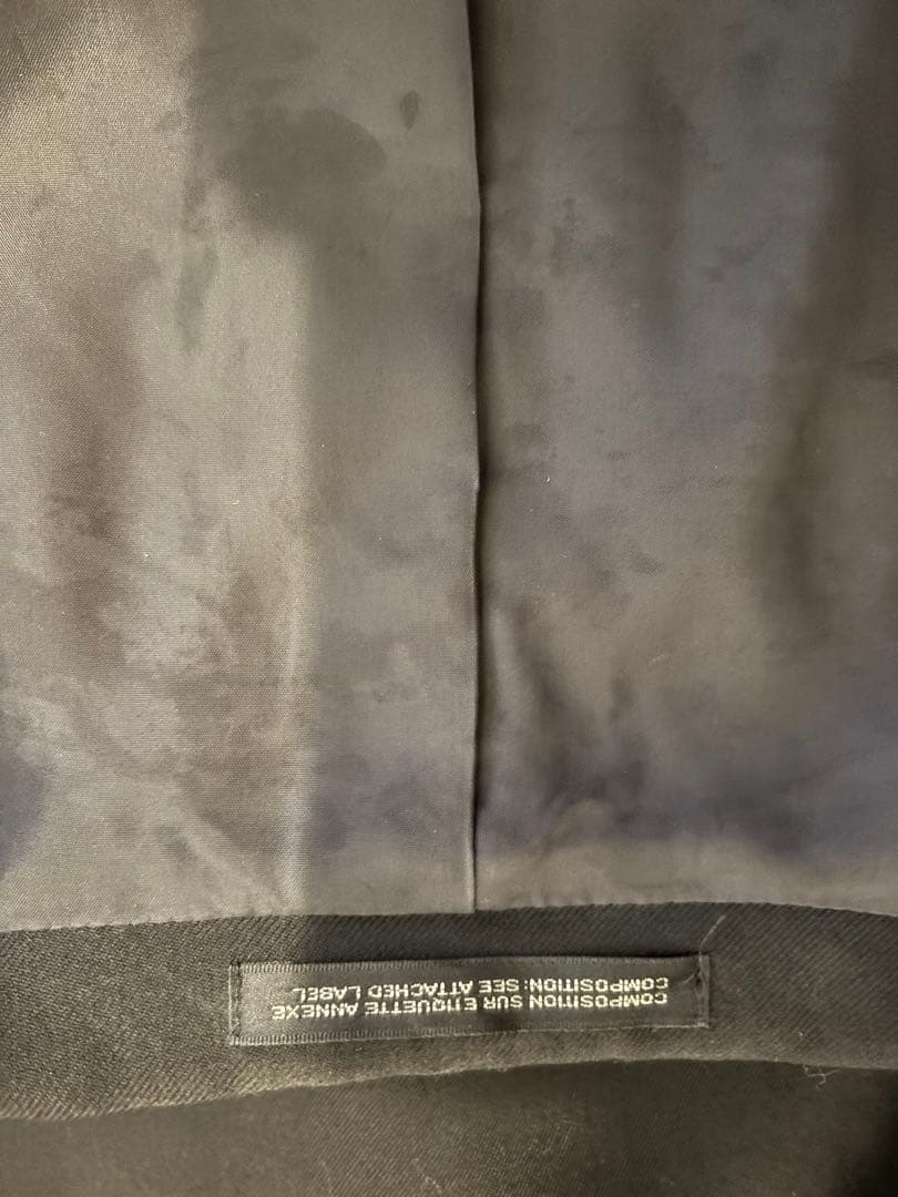 Y’s ウールジャケット チェック裏地 Yohji Yamamoto